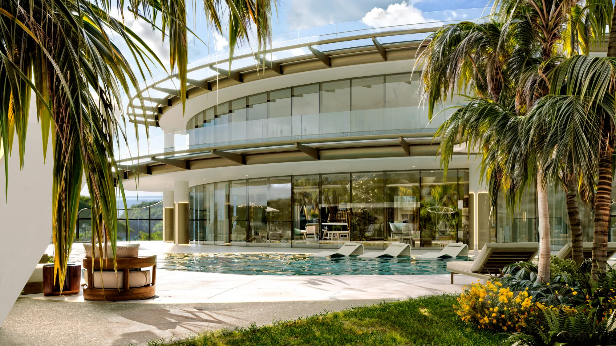 Dorado clubhouse and pool