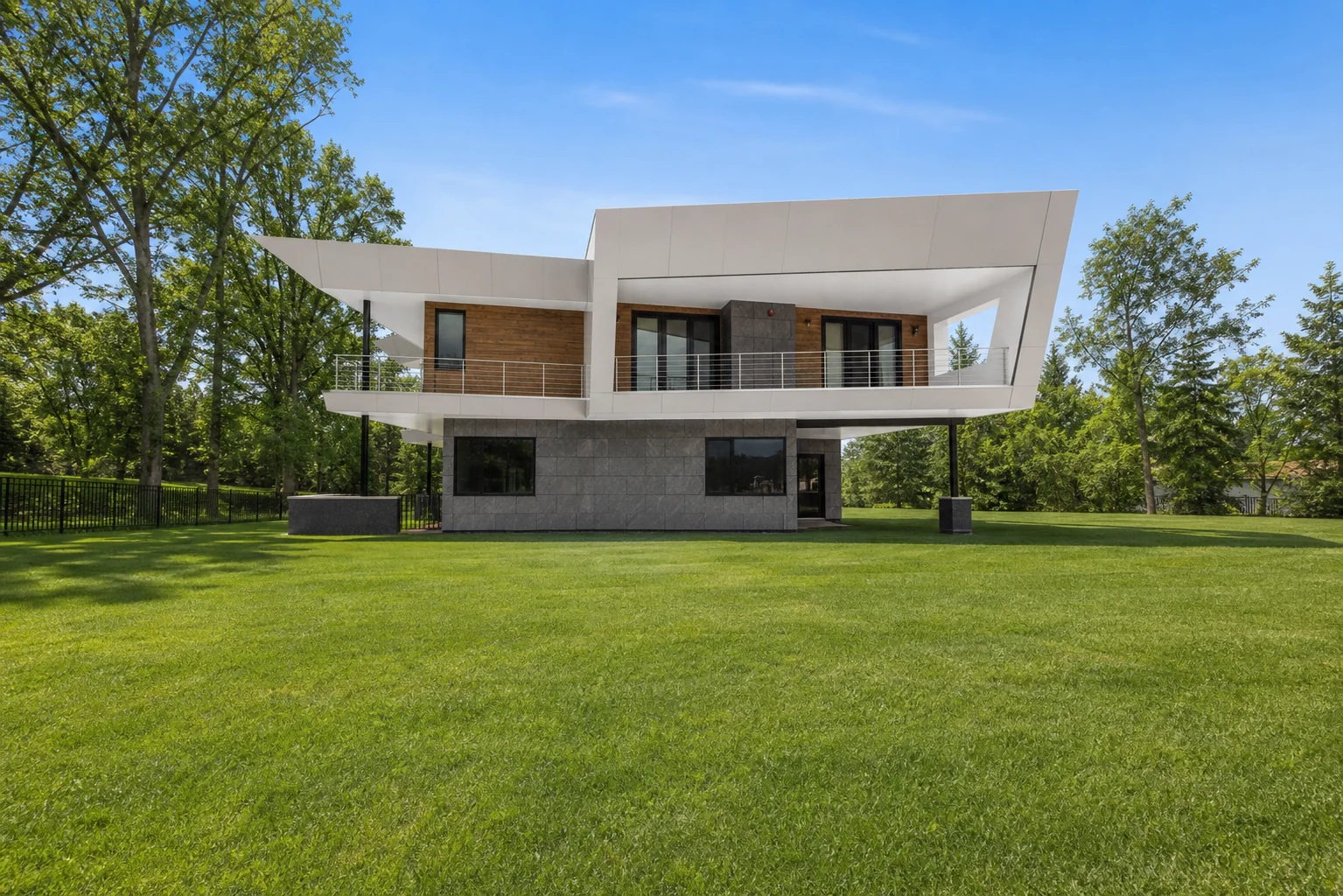 Bridlewood residence in summer